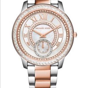 MK two-tone Chronograph watch